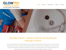 Tablet Screenshot of plumberoxford.com
